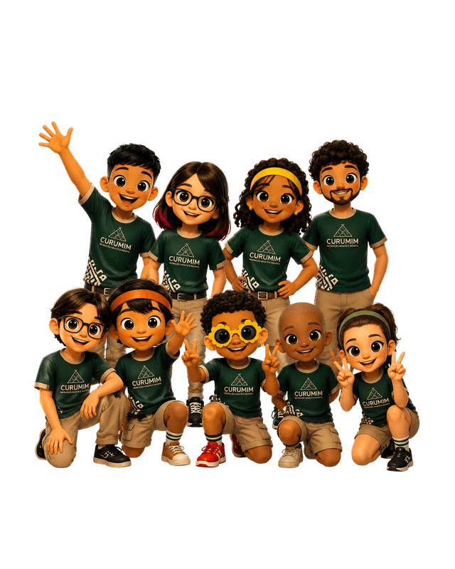 Equipe de personagens CuruQuest reunida