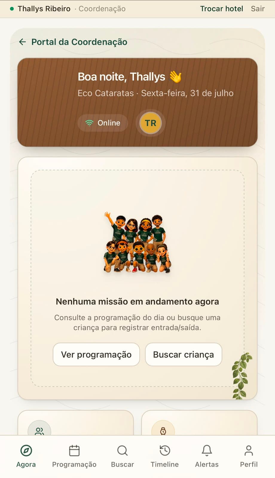 Tela Agora do CuruQuest